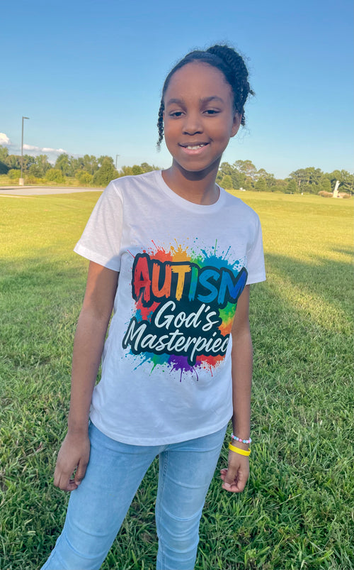 "Autism. God’s Masterpiece" -Unisex Classic Tee (Bella Canvas)