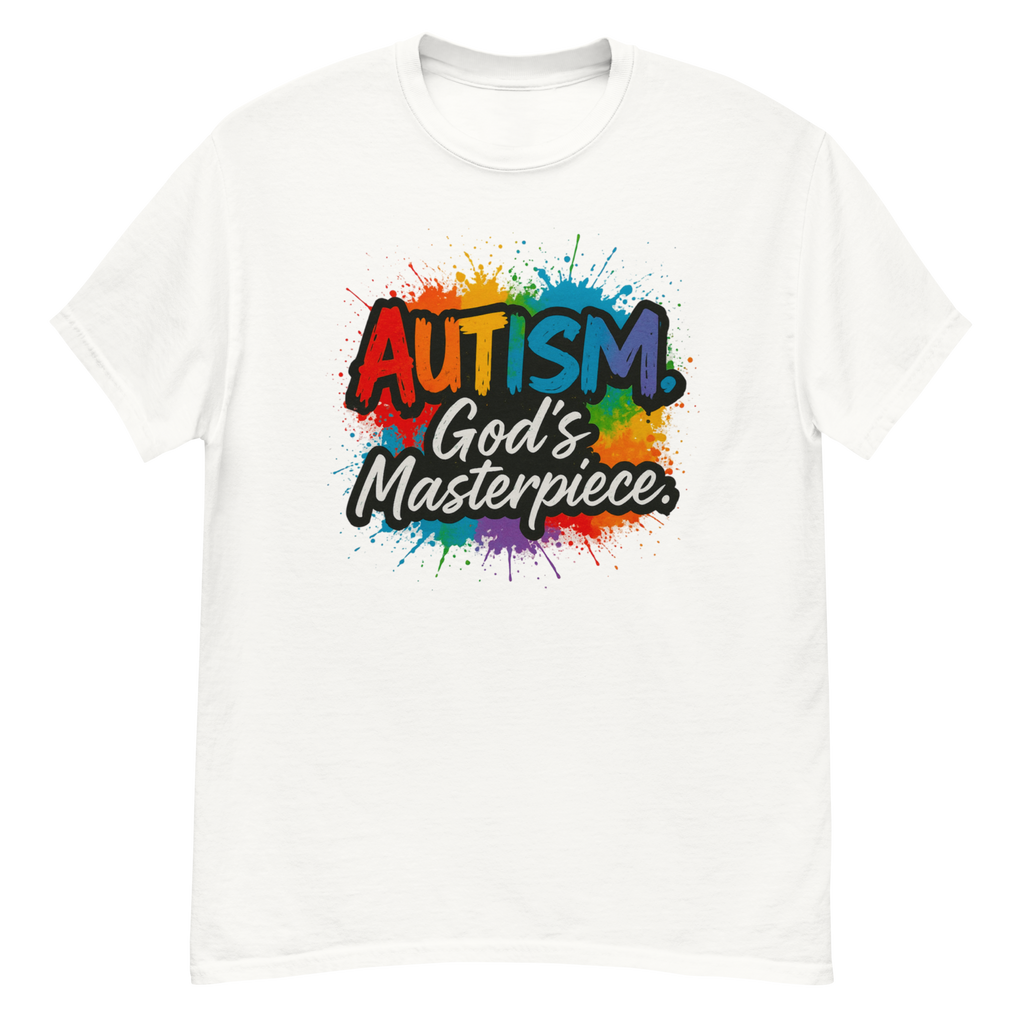 Autism. God's Masterpiece- Adult Unisex (Bella Canvas) Classic Tee