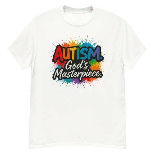 Autism. God's Masterpiece- Adult Unisex (Bella Canvas) Classic Tee